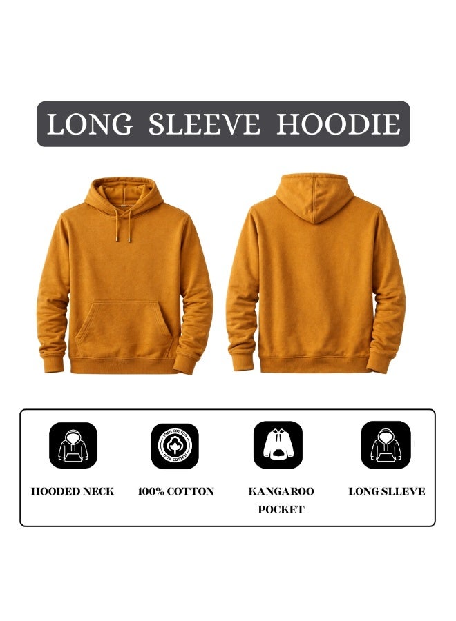 برينت شوب فور مي هوديي للرجال - بلوفر كلاسيكي بقلنسوة للرجال - هودي ناعم ومريح للارتداء اليومي، بدون سحاب، سويت شيرت دافئ وأنيق للخريف والشتاء - Image 5